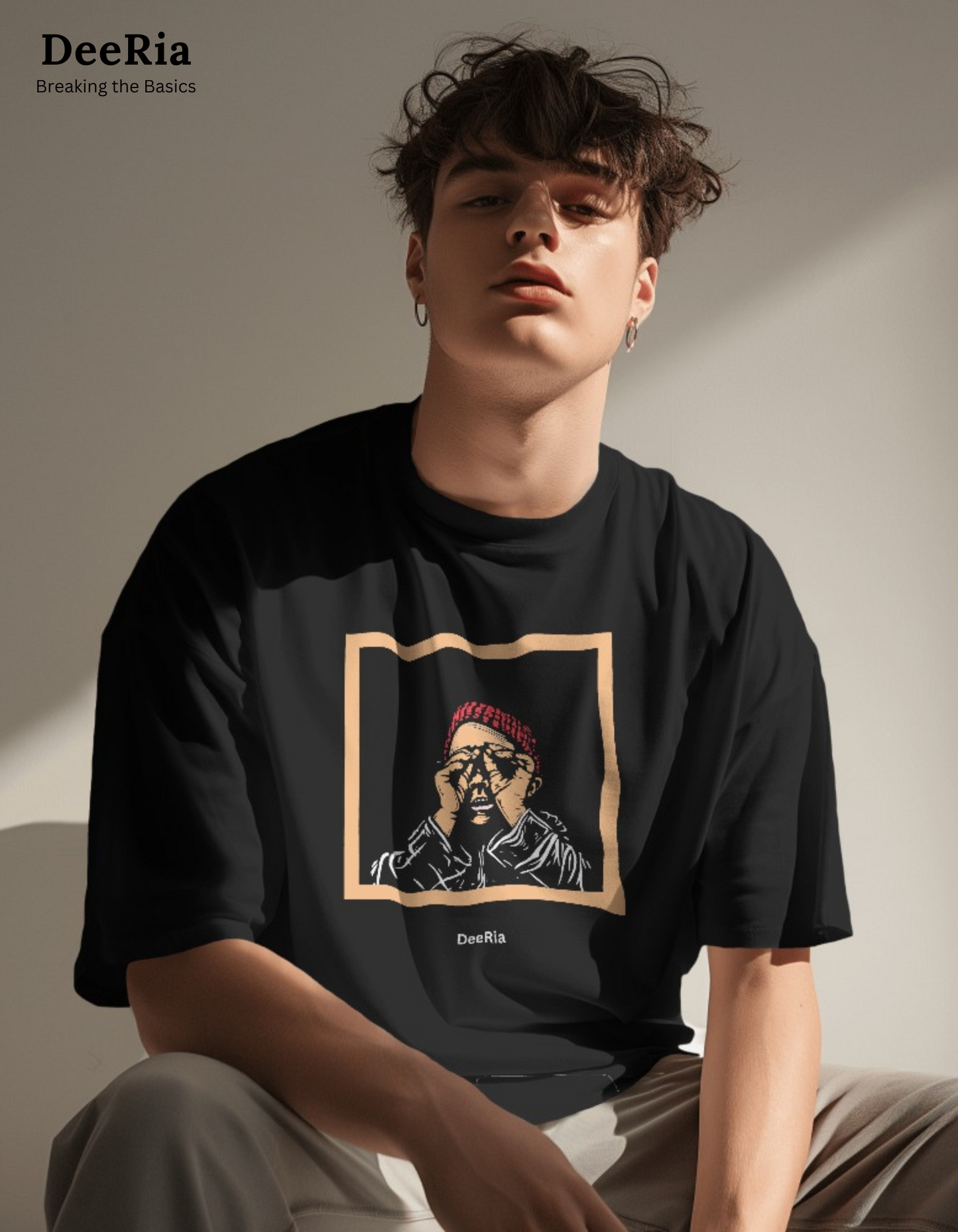 Black Oversized T-shirts for Men and Women